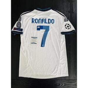 Cristiano Ronaldo Real Madrid Hand Signed Jersey Beckett Hologram and COA